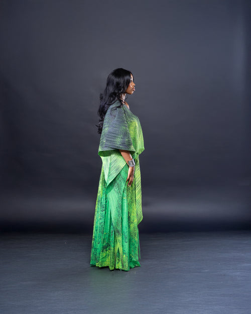 Ensemble deux pièces symétrique plissée ombrée - Collection Bloomingdale